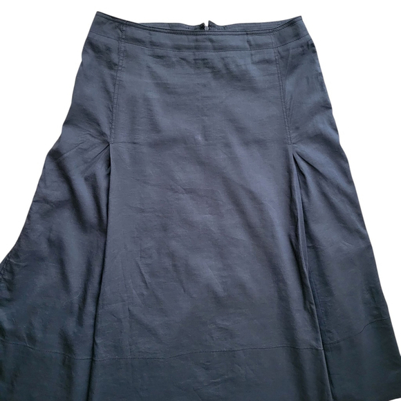 DKNY Pleated Linen Rayon Flare Skirt Women's Size 8 Excellent Condition - Picture 5 of 7